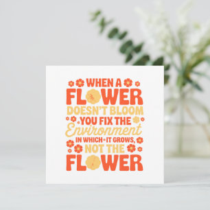 Beheben Sie die Umgebung, nicht die Blume