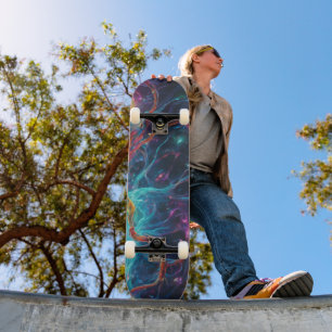 Beherrschung von farbenfrohen Mustern: Einzigartig Skateboard