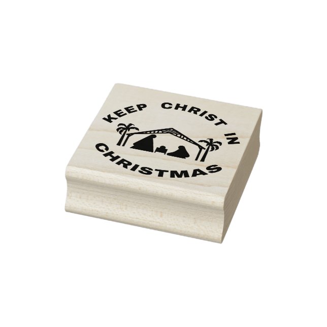 BEHIELTEST CHRIST IN CHRISTMAS BRIEFMARKE GUMMISTEMPEL (Stempel)