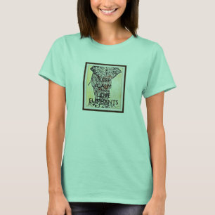 Behieltest für Calm & Liebe Elephants T - Shirt