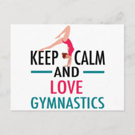 Behieltest Ruhe Liebe Gymnastik Schönes Gymnast Postkarte