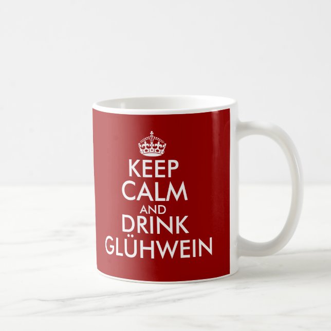 Behieltest und trinken Glühwein Weihnachten Tasse (Rechts)