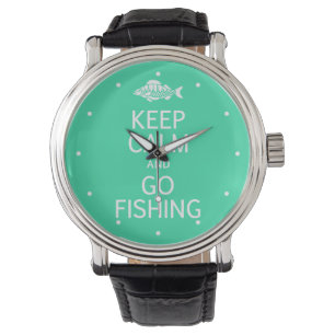 Behieltest von "Calm & Go Fishing"-Uhren Armbanduhr