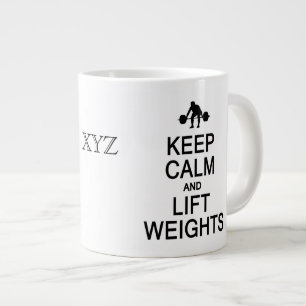 Behieltest von Calm & Lift Gewichten nach Kundenwu Jumbo-Tasse