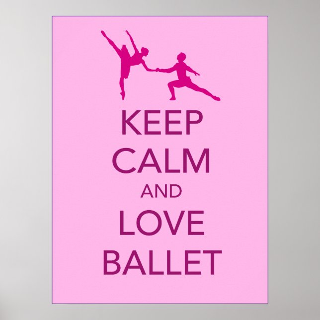 Behieltest von Liebe und Stille Ballet Poster (Vorne)