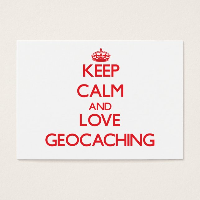 Behieltest von Ruhe und Liebe Geocaching (Vorderseite)