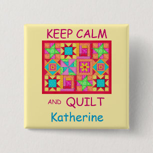 Behieltest von "Ruhe" und "Quilt Multi Block Patch Button