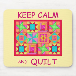 Behieltest von "Ruhe" und "Quilt Multi Block Patch Mousepad