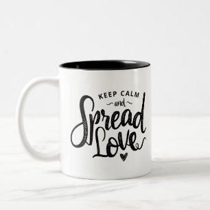 Behieltest von Text Art Liebe Kunst Inspiration He Zweifarbige Tasse
