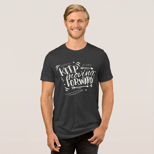 Behieltest Vorwärts rückwärts-Tri-Blend-Shirt Tri-Blend Shirt (Vorderseite voll)