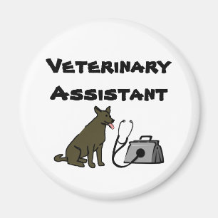 Behilflicher VeterinärKühlschrankmagnet Magnet