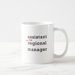 Behilflicher (zu) regionaler Manager Tasse