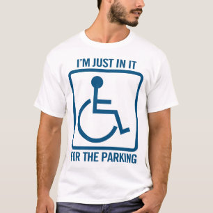 behindert: ich bin gerade in ihm für das lustige T-Shirt