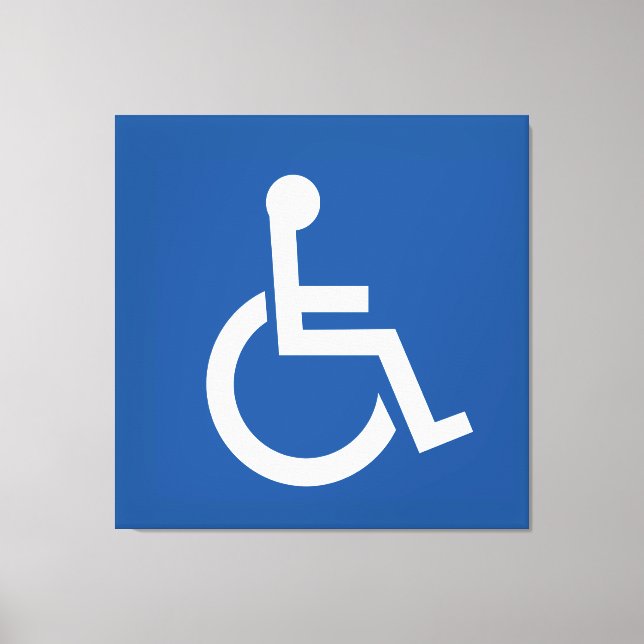 behindert leinwanddruck (Vorderseite)