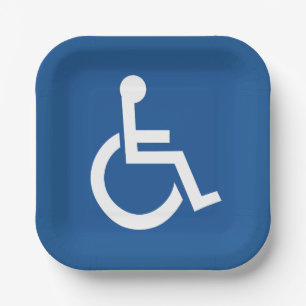 behindert pappteller