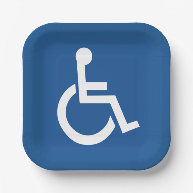 behindert pappteller (Vorderseite)