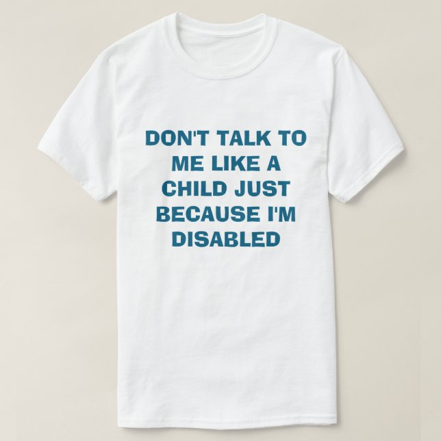 Behinderte  T-Shirt (Design vorne)