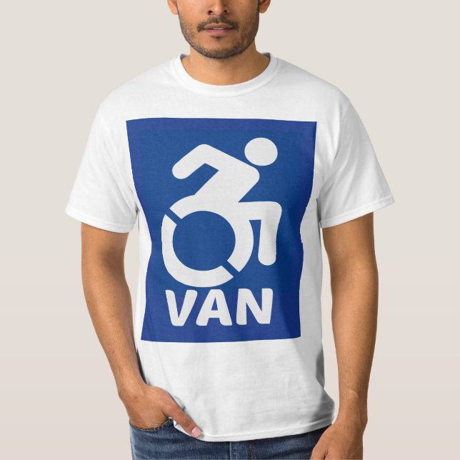 Behinderte Van Modern T-Shirt (Vorderseite)