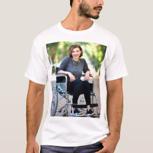 Behindertengerecht Foto anpassen personalisieren T-Shirt