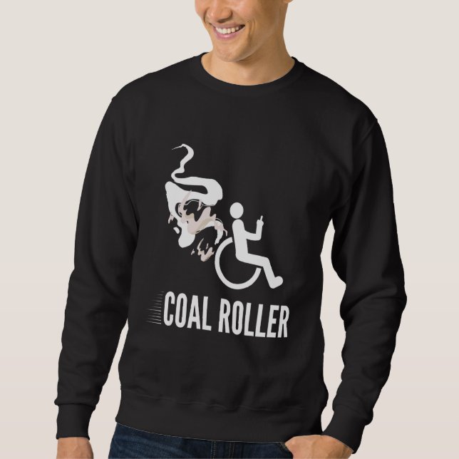 Behindertengerechter Rollstuhlfahrer Behinderte Me Sweatshirt (Vorderseite)