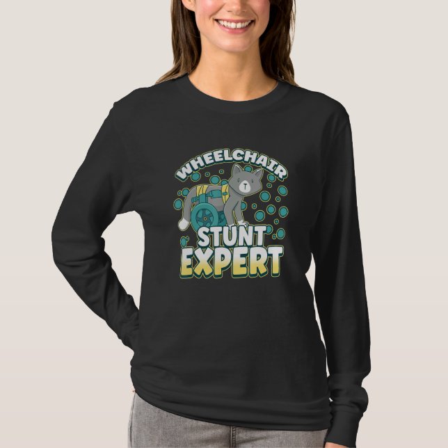 Behindertenrollstuhl für einen Amputationsüberlebe T-Shirt (Vorderseite)