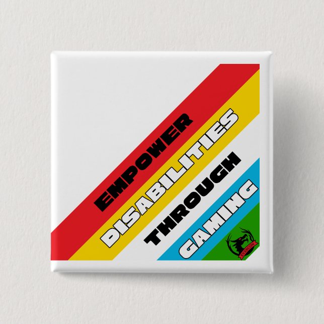Behindertenstolz Button (Vorderseite)