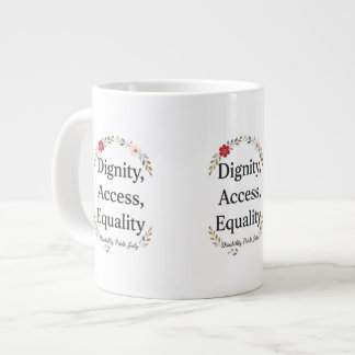 Behindertenstolz Jumbo-Tasse