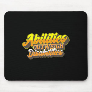 Behindertenweltoffenes Syndrom Tag Frauen Kinder Mousepad