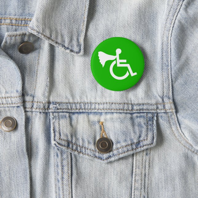 Behinderter Held Button (Beispiel)