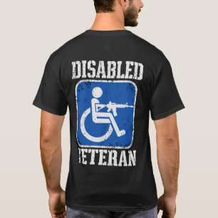 Behinderter Veteran Dunkel T-Shirt