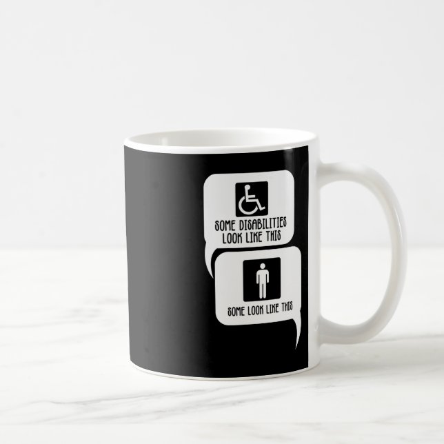 Behinderung BiPolar Autismus Bewusstsein Einige se Kaffeetasse (Rechts)