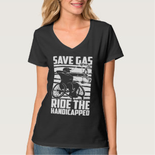 Behinderung Hilarisch Behinderter Behinderter Roll T-Shirt