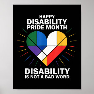 Behinderung ist kein falscher Wortbehinderungshinw Poster