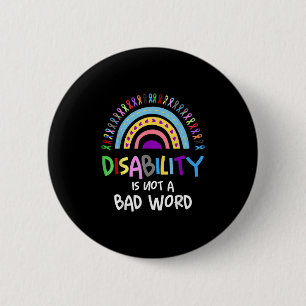 Behinderung ist kein schlechter Word-Behinderung-S Button