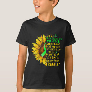 Behinderungen des Gehirns Krieger-Sonnenblumen-Beh T-Shirt