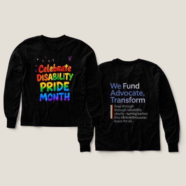 Behinderungsstolz Monat Juli (Design Vorder- & Rückseite)