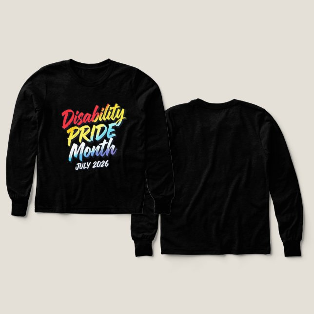 Behinderungsstolz Monat Juli (Design Vorder- & Rückseite)