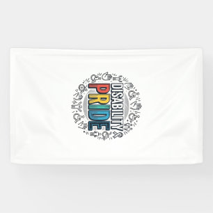 Behinderungsstolz Vintage inklusives Bewusstseinss Banner