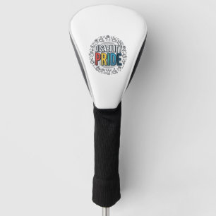 Behinderungsstolz Vintage inklusives Bewusstseinss Golf Headcover