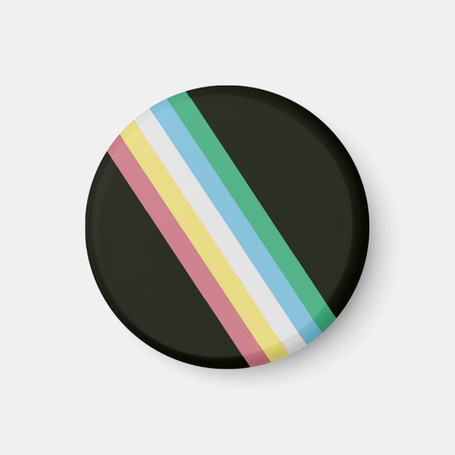 Behinderungsstolzflagge  magnet (Vorne)