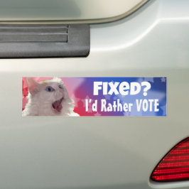 Behoben? Ich habe eher abgestimmt Autoaufkleber