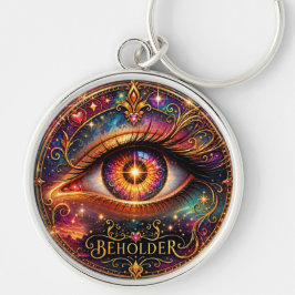 BEHOLDER Cosmic Eye Premium-Ringanhänger Schlüsselanhänger