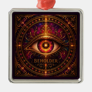 BEHOLDER Premium-Viereck-Ornament Ornament Aus Metall