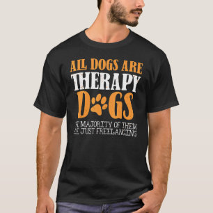 Bei allen Hunden handelt es sich um therapeutische T-Shirt