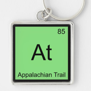 Bei - Appalachian Trail Chemie-Elementsymbol T Schlüsselanhänger