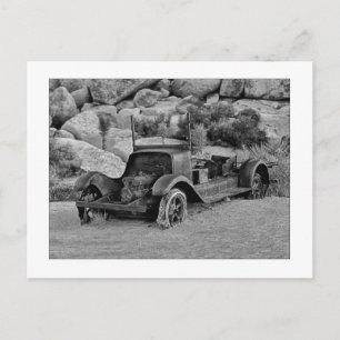 " Bei Bedarf - Kurzer Dof Black & White " Postkarte