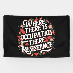 Bei Beruf gibt es Widerstand Banner