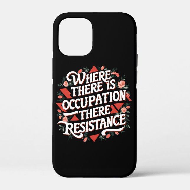 Bei Beruf gibt es Widerstand Case-Mate iPhone Hülle (Rückseite)