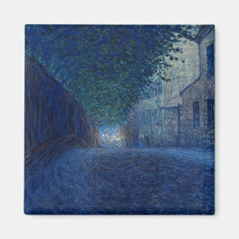 Bei Dämmerung (Nachtlandschaft) (Abend Szene) Magnet