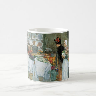 Bei dem Floristen von Childe Hassam, Vintage Fine Kaffeetasse